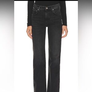 Citizens Of Humanity Vidia Gray Black Boot Cut Jeans